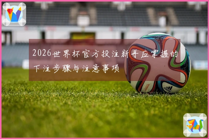 2026世界杯官方投注新手应掌握的下注步骤与注意事项